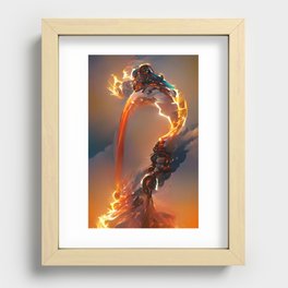 Hellfire Chain Recessed Framed Print