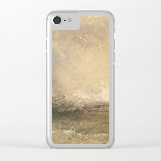 Turner's perfect Storm Clear iPhone Case