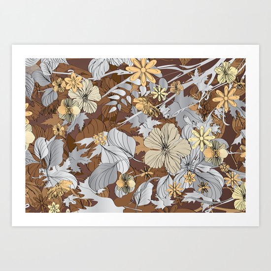 Sketch Garden IX Art Print