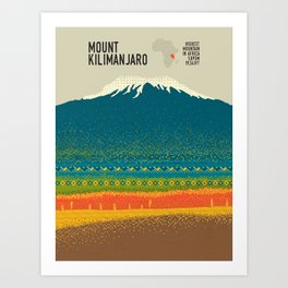 Mount Kilimanjaro Art Print