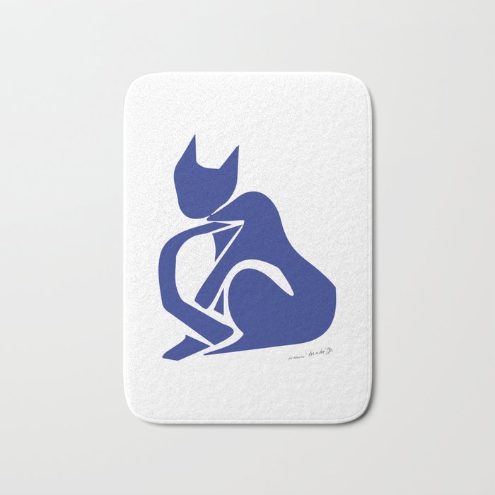 Henri Matisse - Le Chat Bleu (Blue Cat) Artwork - Prints, Posters, Tshirts, Bags, Mugs, Men, Bath Mat
