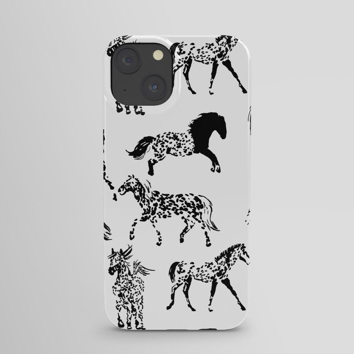 Horse Freckles - Appaloosa animal print pattern iPhone Case