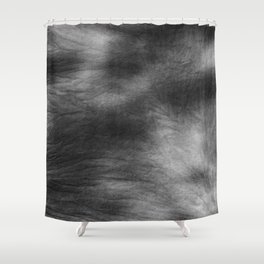 Black and white tie dye Shower Curtain