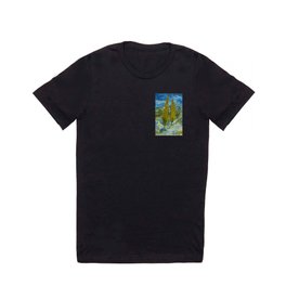 Two Poplars In The Alpilles Saint-Remy Van Gogh T Shirt | Twopoplars, Starrynight, Painting, Oil, Oilpainting, Bluesky, Masterpiece, Classicart, Museum, Alpilles 