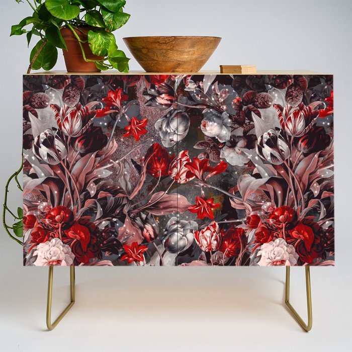 New Year's flowering night Credenza