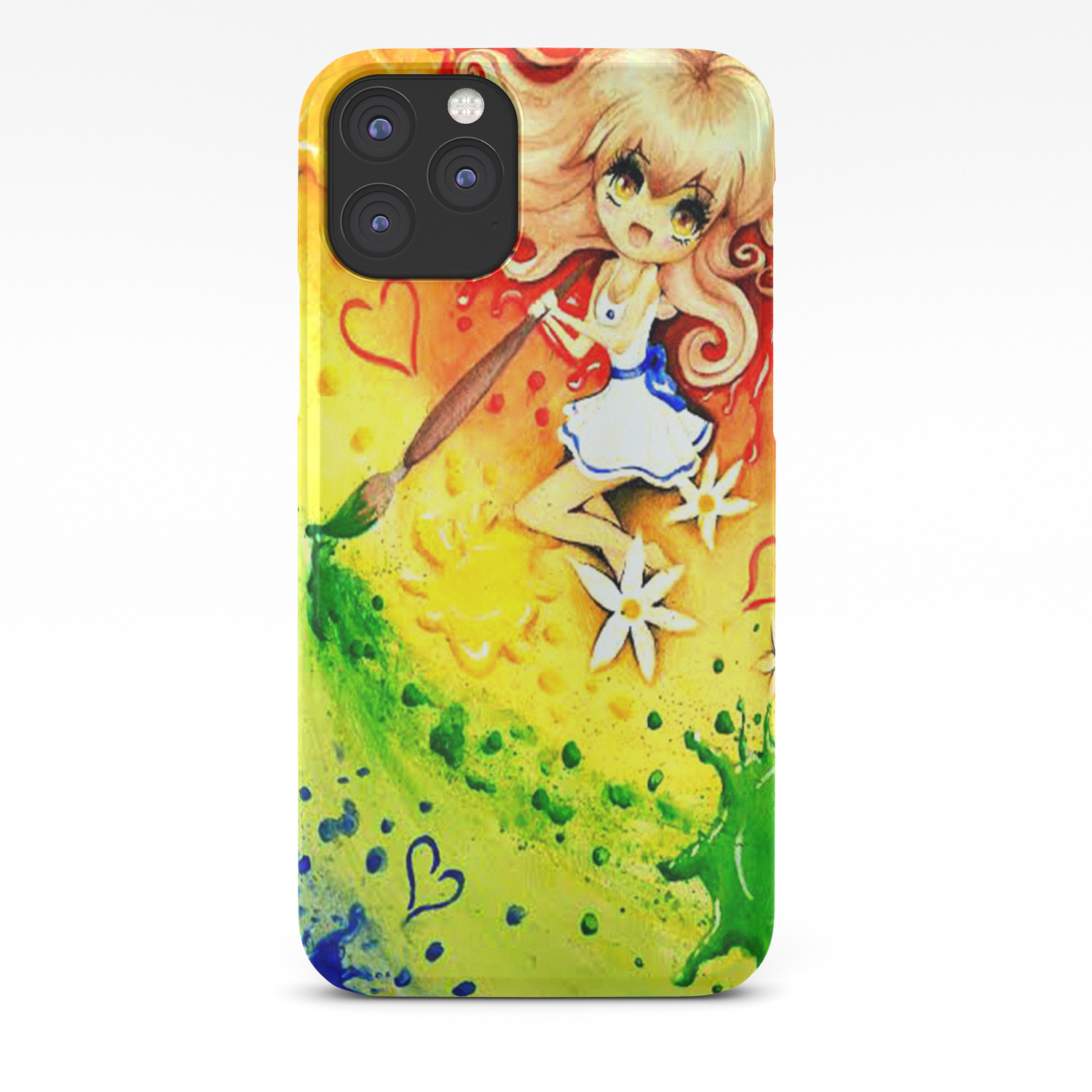Paint My World Iphone Case By Dweebette Society6