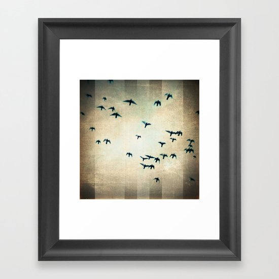 one for the birds Framed Art Print
