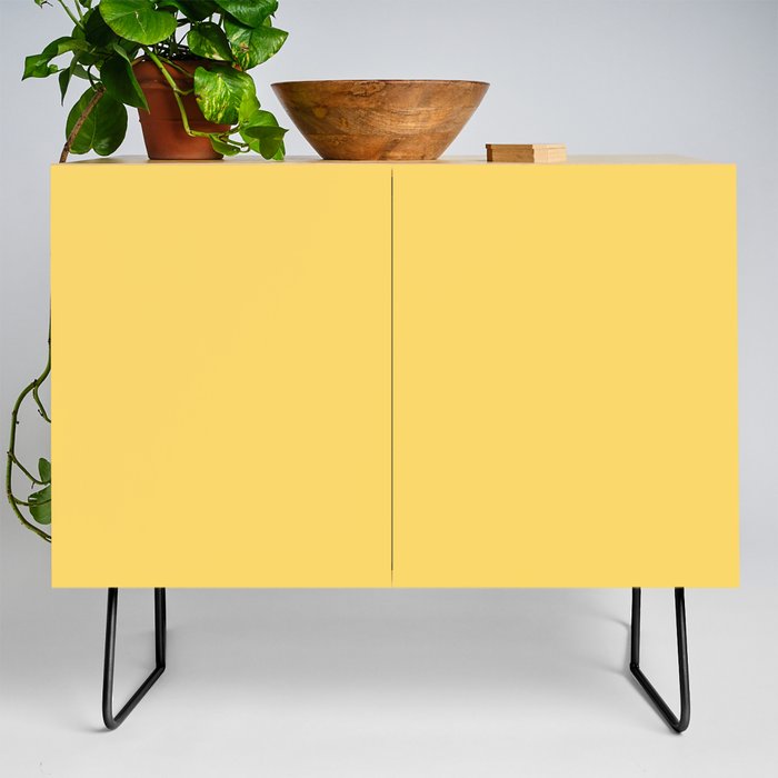 Medium Yellow Single Solid Color Coordinates with PPG Mariposa PPG17-17 Color Crush Collection Credenza