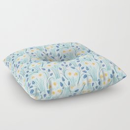 Daffodil Muscari Floor Pillow
