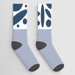 Geometric modern shapes checkerboard 6 Socks