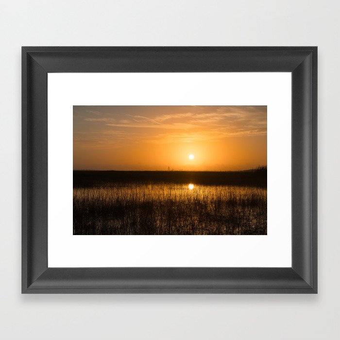 Everglade Sunrise Framed Art Print