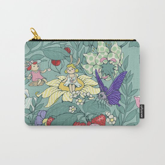 Garden party - mint tea version Carry-All Pouch