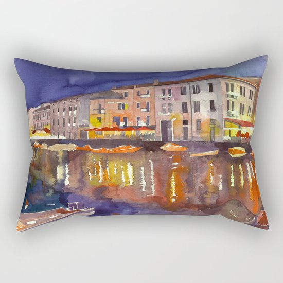 Night in Venice part 1 Rectangular Pillow