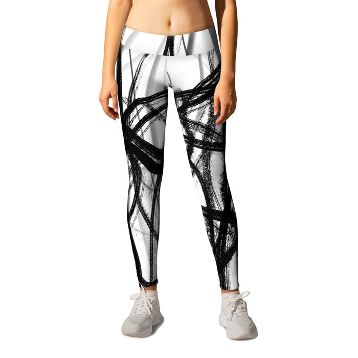 Expressionist Painting. Abstract 52. Leggings
