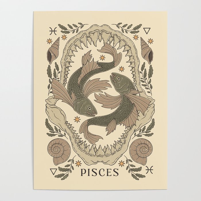 Pisces, The Fishes Poster