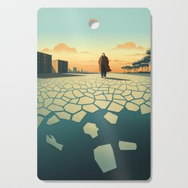 Shattered City Cutting Board