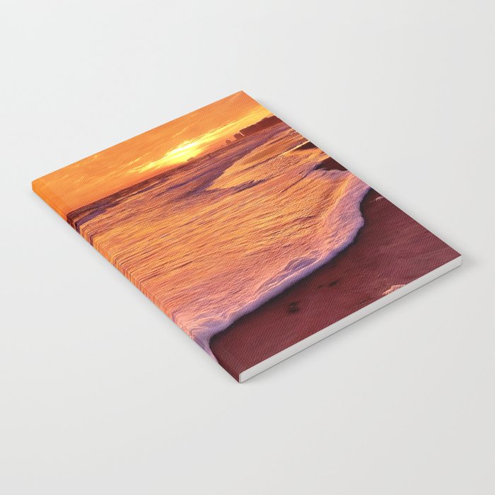 The Golden Phoenix Rises at Sunset Notebook