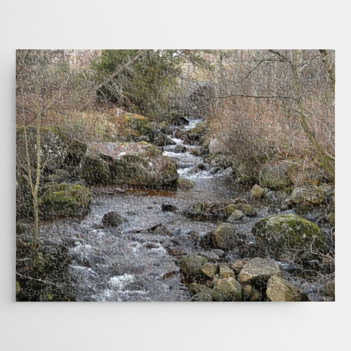 A Scottish Highlands Winter River View Jigsaw Puzzle