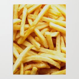 French fries pattern  Poster