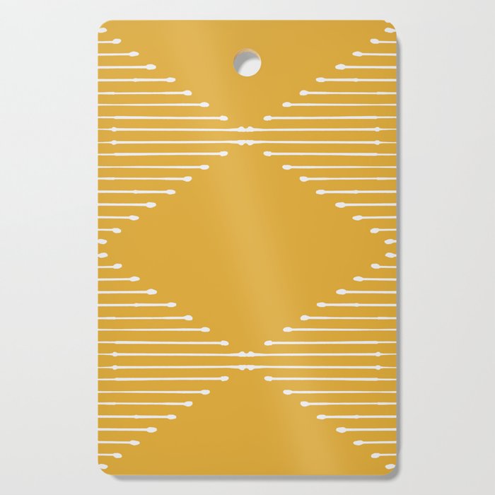 Geo (Yellow) Cutting Board
