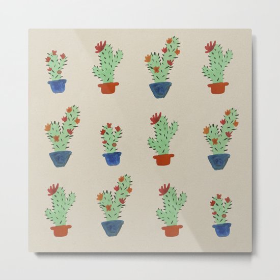 A wish to be a big cactus Metal Print