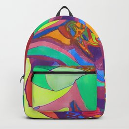 Being Different Backpack | Ink Pen, Lotsofcolor, Pattern, Drawing, Digital, Unusualcreature, Pop Art, Abstract 