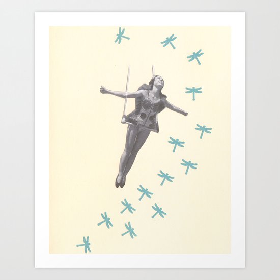 Oh to be a Dragonfly Art Print