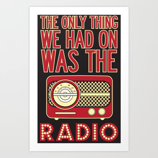 Only Thing. Art Print