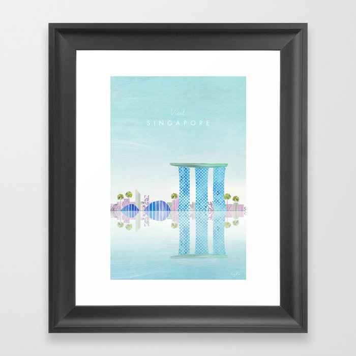 Singapore Framed Art Print