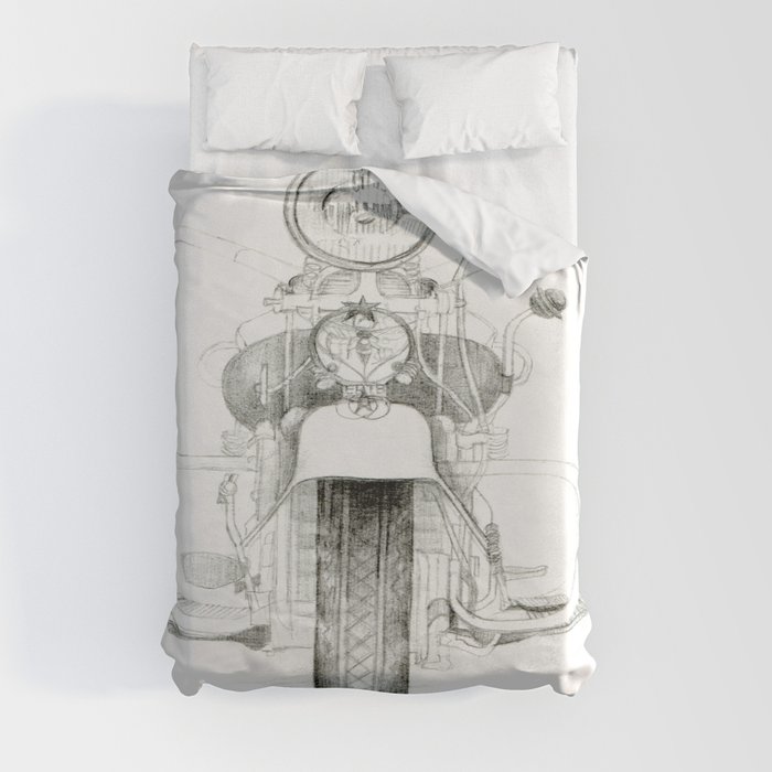 Motorcycle 1 Duvet Cover