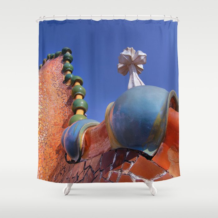 Gaudi Series - Casa Batllo No. 3 Shower Curtain