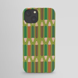 Colorful Pencils Back to School Pattern iPhone Case