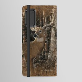 Deer - Birchwood Buck Android Wallet Case