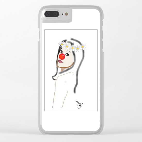 Rudolph Selfie - The Ghost of Christmas Present - The Christmas Spirit from A Christmas Carol Clear iPhone Case