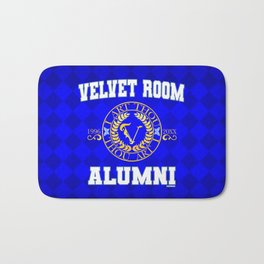 Velvet Room Alumni - Persona Varsity  Bath Mat | Graphicdesign, Curated, Vevletroomalumni, Varsity, Velvetroom, Atluspersona, Digital, Persona, Personaanniversary, Atlus 