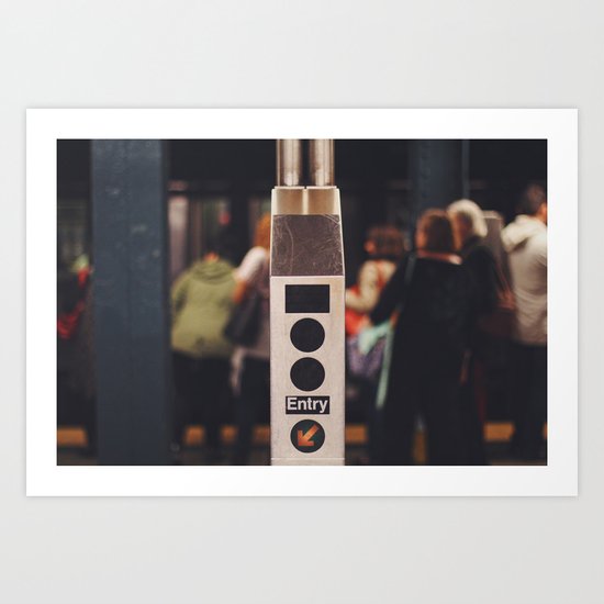 Turnstyle - NYC Art Print
