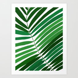 Tropical leaf XVII Art Print
