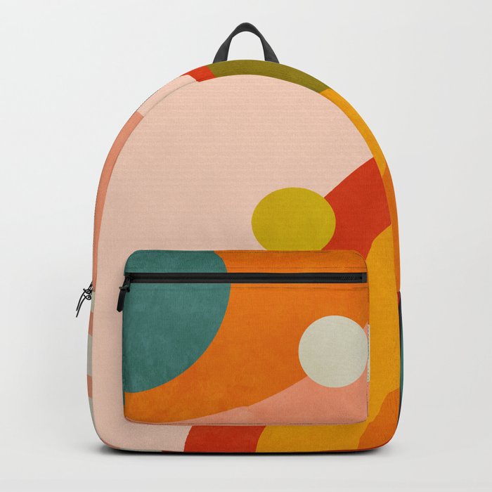retro minimal geometric 2 Backpack