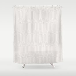Art Deco Arch Pattern LXII Shower Curtain