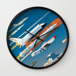 100 Years of Aviation Wall Clock