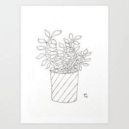 pot plant #1 Art Print