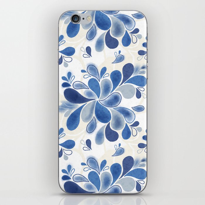 Blue Hydrangea iPhone Skin