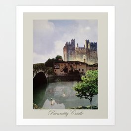 Bunratty Castle & Durty Nelly's Pub Art Print