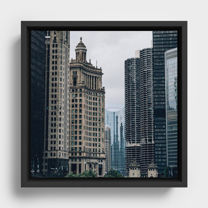 Chicago Framed Canvas