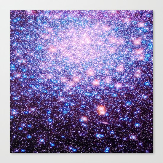 GaLaxY Stars : Pink Purple Blue Canvas Print