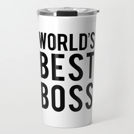 World's Best Boss Travel Mug
