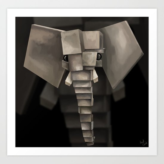 Elephant² Art Print