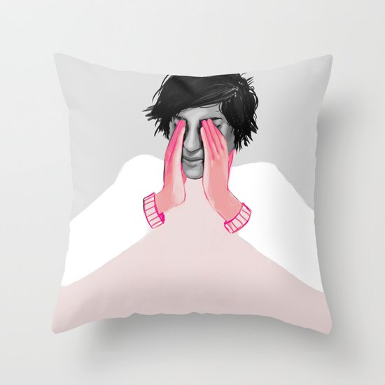 A Touch of Pink 02 Throw Pillow