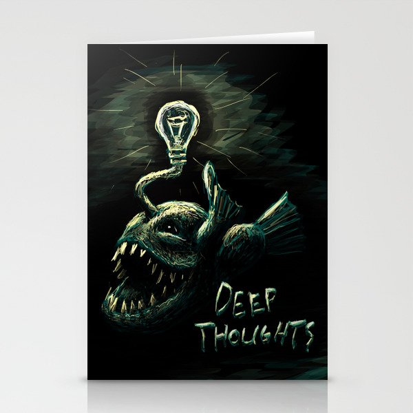 Deep Thoughts Stationery Cards