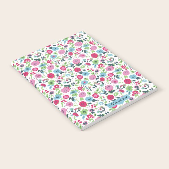 Pink Flowers Notebook